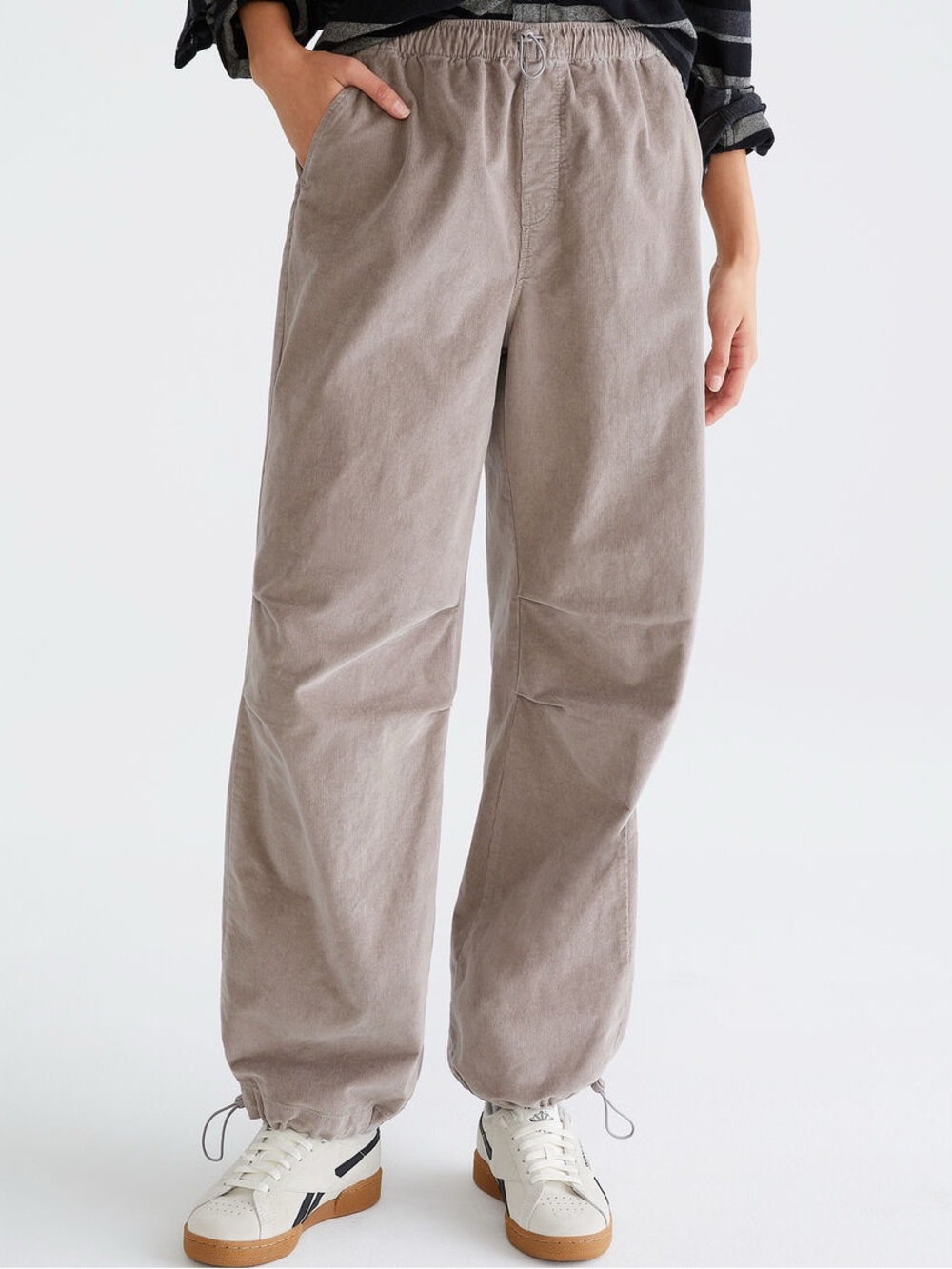 Aeropostale Women’s High-Rise Corduroy Parachute Pants Sz XS
